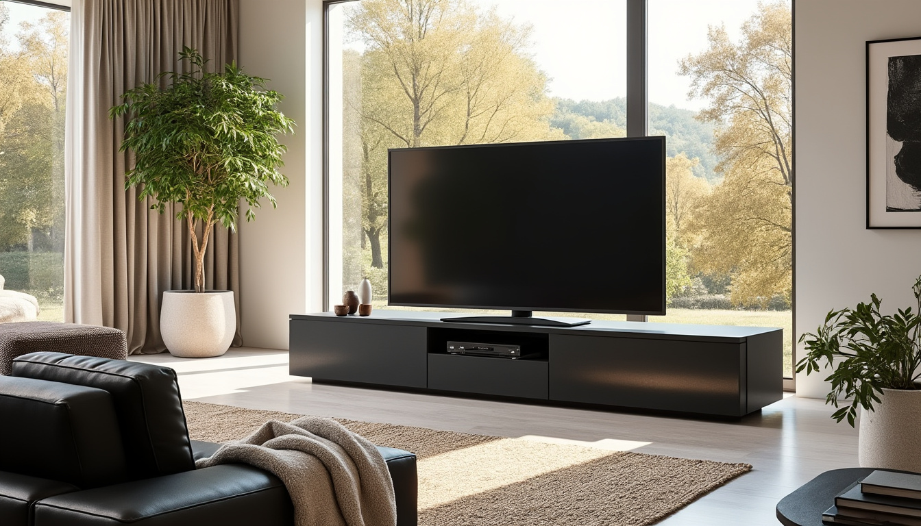 découvrez les avantages d’installer un meuble tv devant une fenêtre dans votre salon : optimisation de l’espace, gestion de la lumière naturelle et conseils pour une décoration harmonieuse.