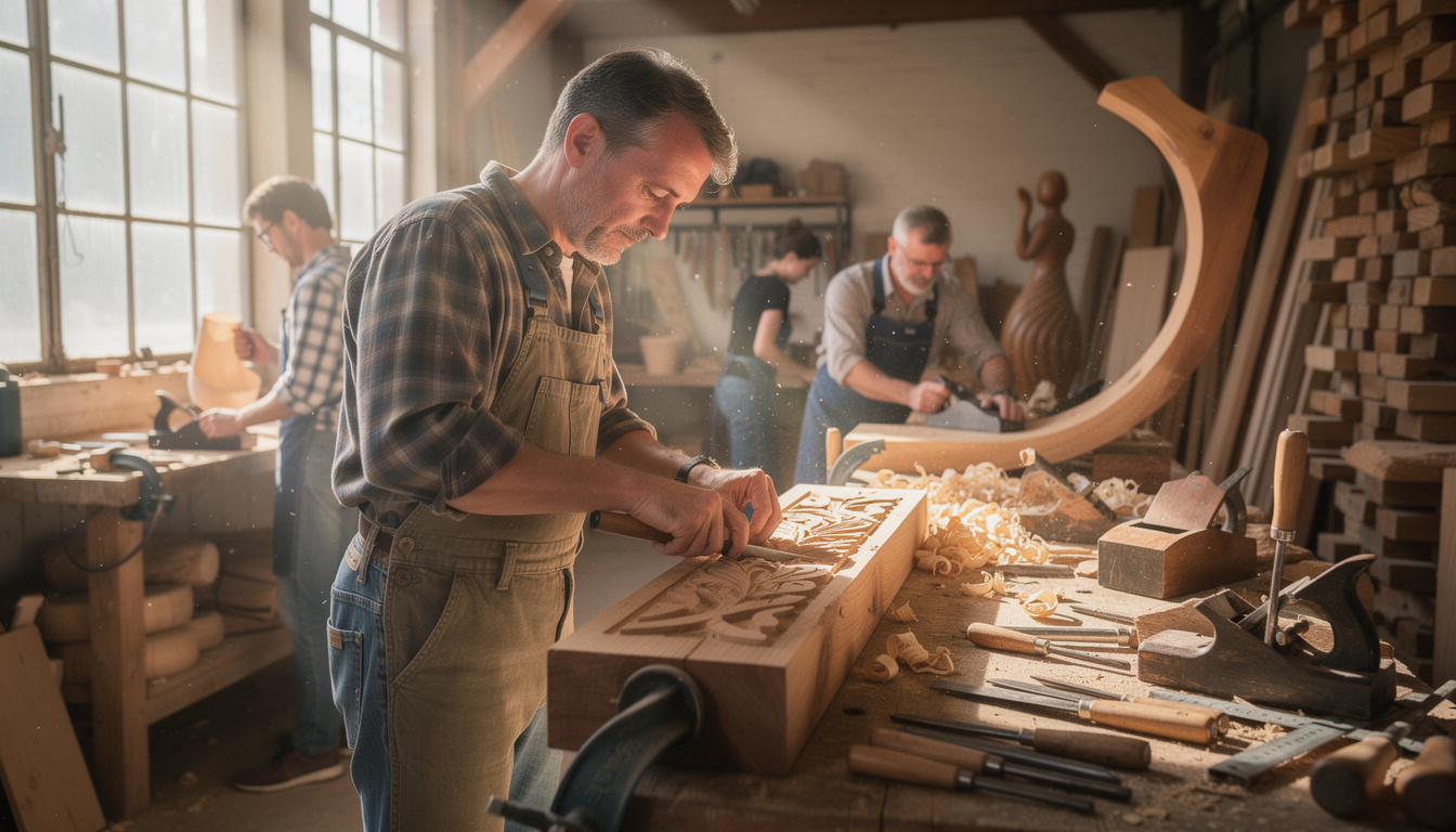 découvrez les artisans menuisiers de france qui transforment le bois en véritables œuvres d'art, alliant savoir-faire traditionnel et créativité.