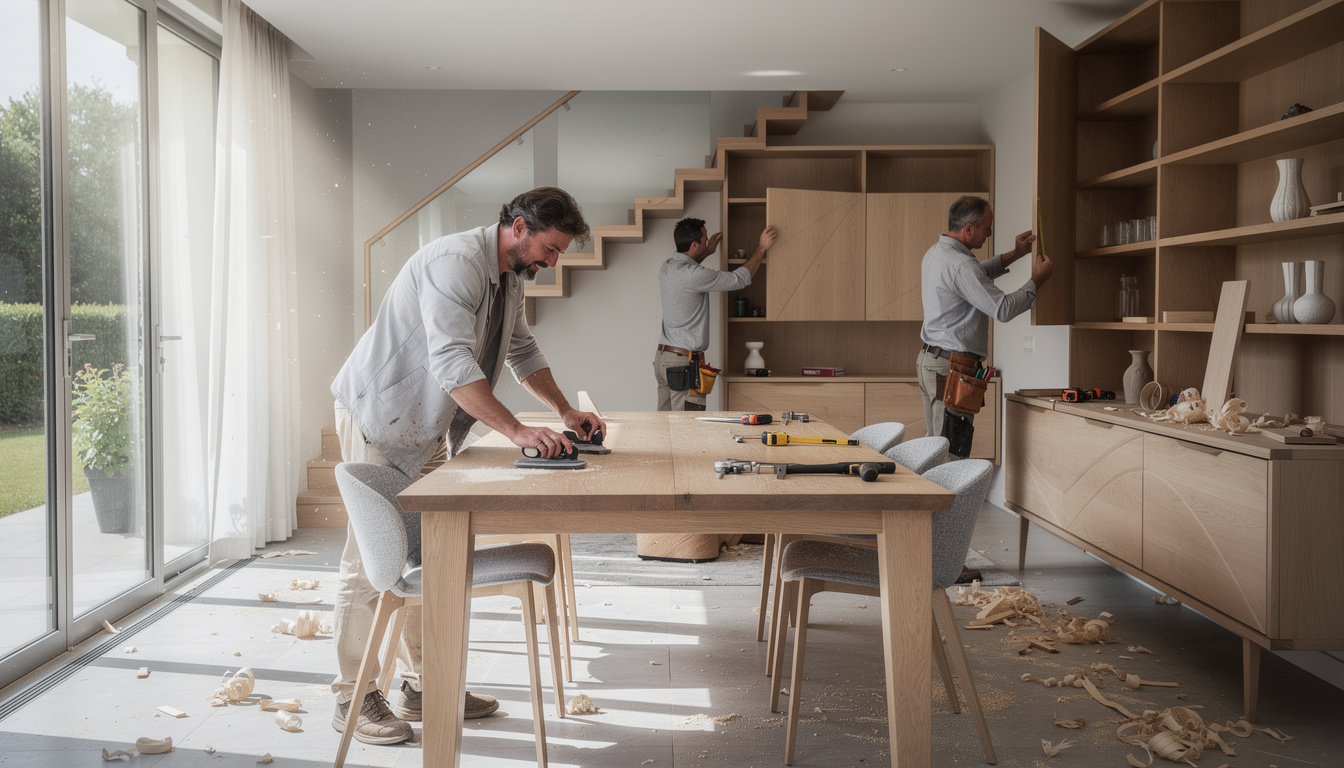 découvrez comment les menuisiers français transforment le design d'intérieur en alliant savoir-faire traditionnel et créativité innovante pour des espaces uniques et raffinés.