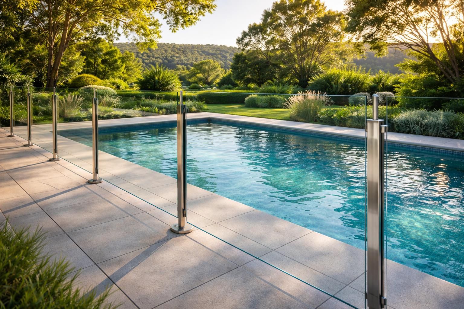 découvrez comment installer un garde-corps en verre autour de votre piscine pour allier sécurité optimale et vue panoramique élégante.