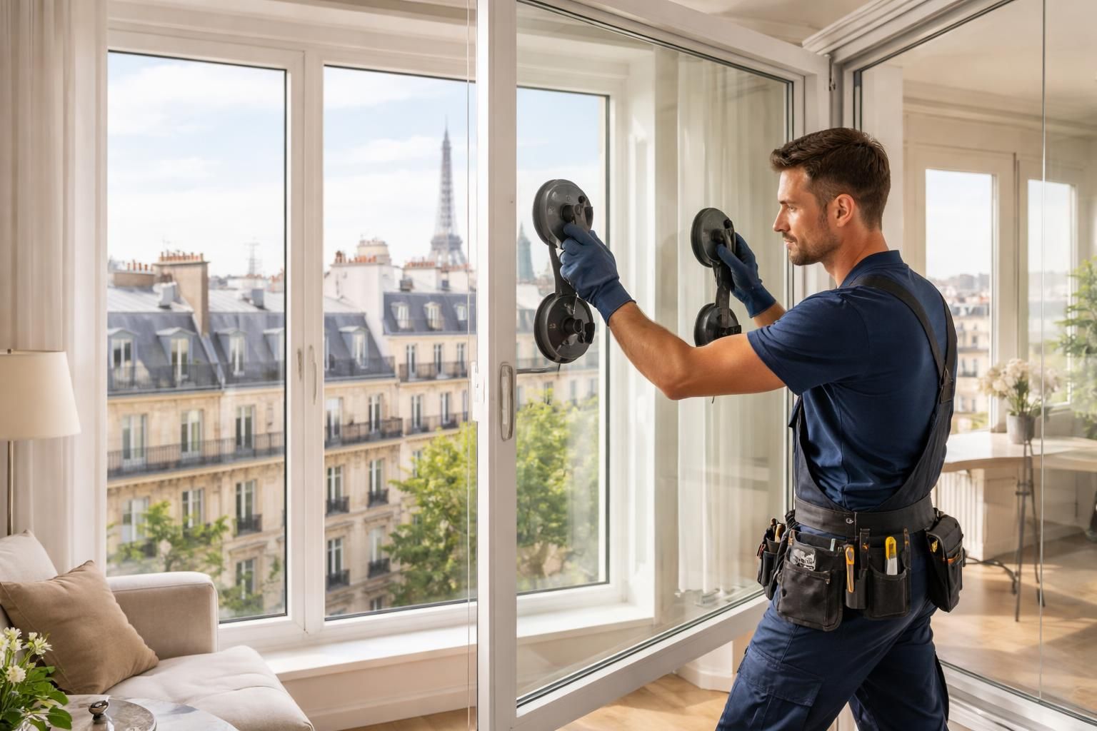 vitrier à paris 16ème : faites appel à nos experts en miroiterie et double vitrage pour des interventions rapides, des réparations de qualité et des installations sur mesure.