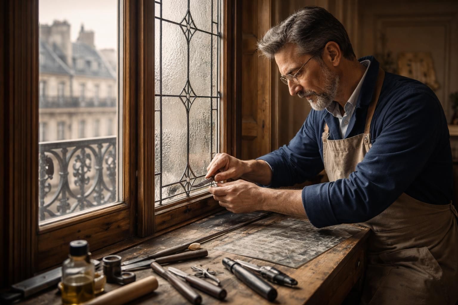 vitrier à paris 4 : des artisans qualifiés spécialisés dans la restauration et la réparation de vitres anciennes, alliant savoir-faire traditionnel et qualité.