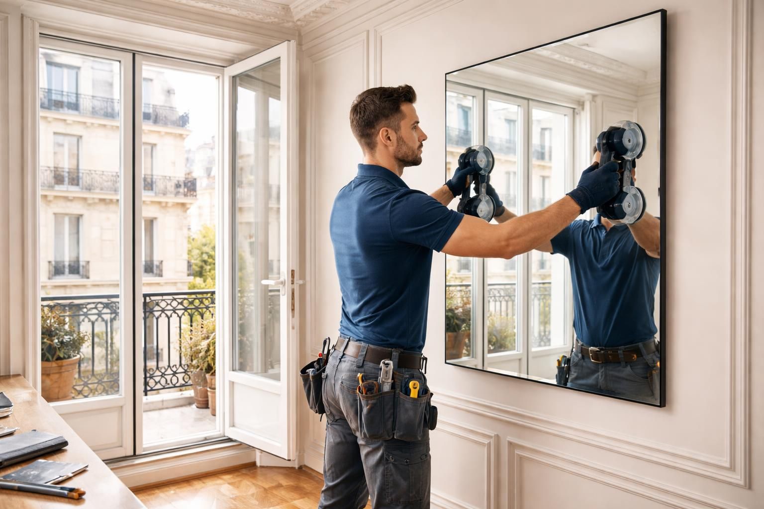 vitrier à paris 8ème spécialisé dans la rénovation de vitrages et la pose de miroirs sur mesure. intervention rapide et qualité garantie pour tous vos projets.