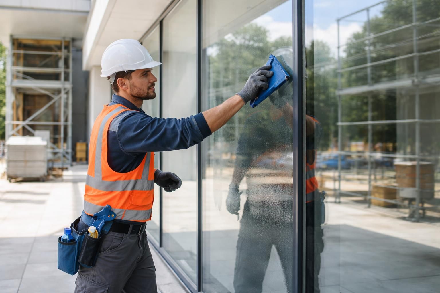 découvrez nos conseils pratiques pour nettoyer efficacement les vitres neuves après un chantier de travaux et retrouver des fenêtres impeccables sans effort.