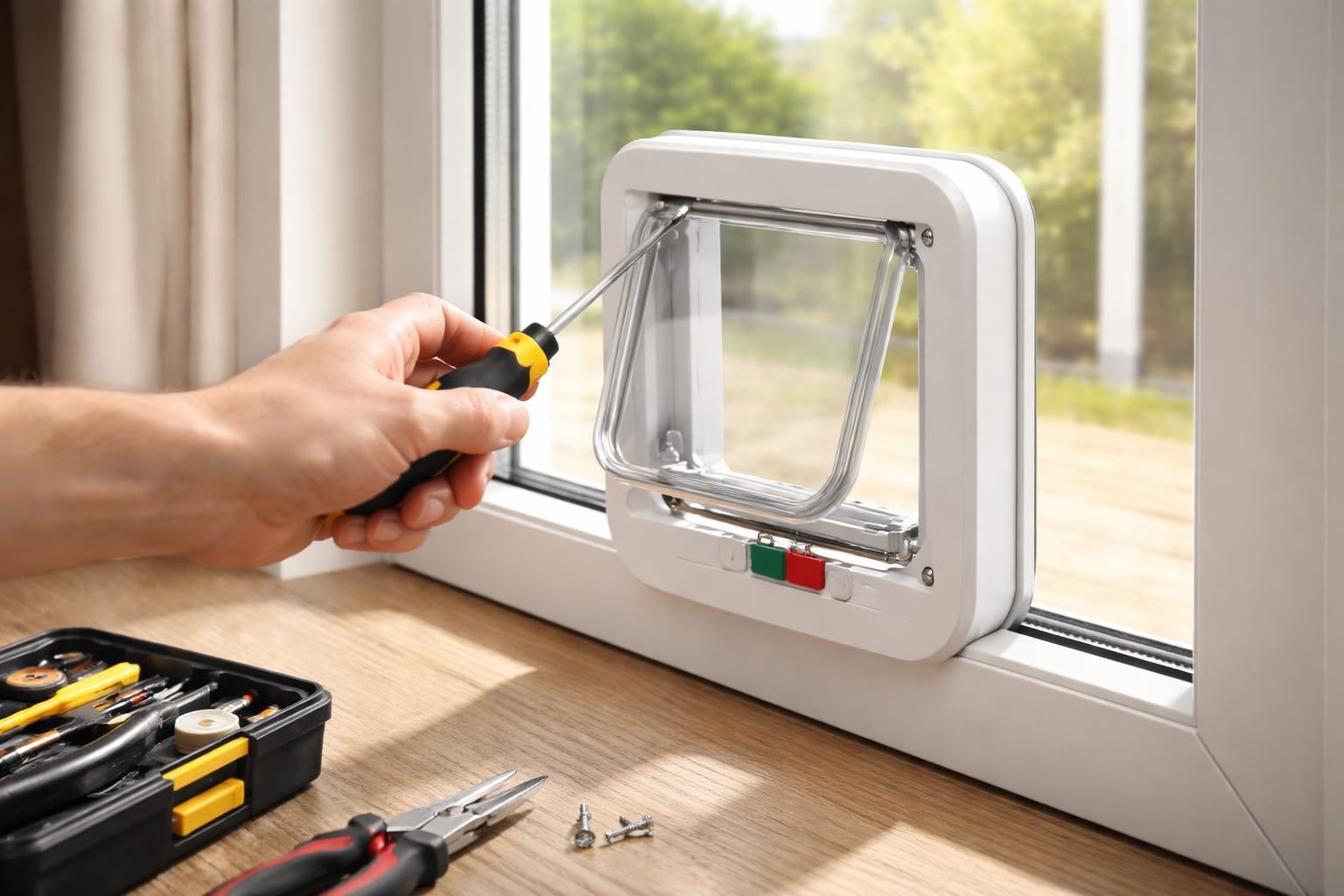 découvrez comment réparer facilement une chatière sur une porte ou une fenêtre vitrée grâce à nos conseils pratiques et étapes simples.