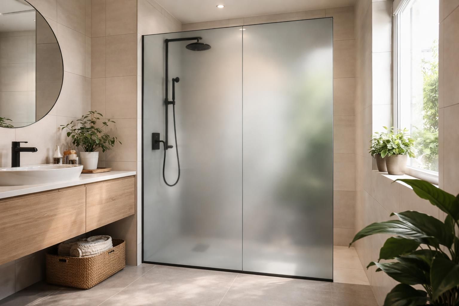 découvrez nos vitres teintées pour salle de bain, conçues pour préserver votre intimité tout en laissant passer la lumière naturelle. alliez esthétique, confort et discrétion avec nos solutions sur mesure.