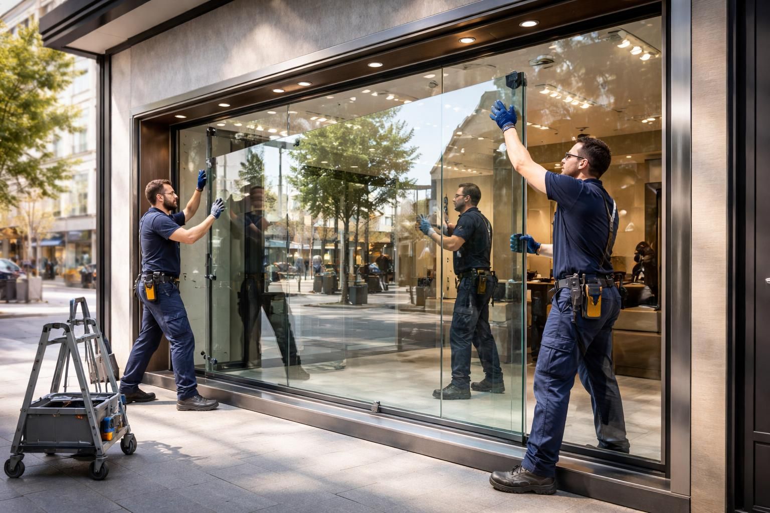 découvrez notre service de création de vitrines de magasin sur mesure, réalisé par un miroitier professionnel pour sublimer votre commerce avec expertise et savoir-faire.